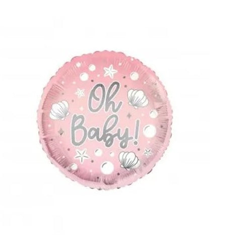 Mylar oh baby! tondo 18"