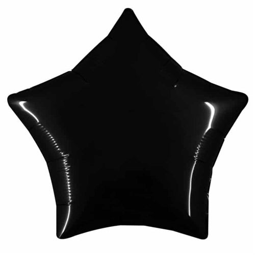 Mylar stella nera 36"
