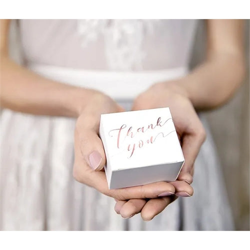 Scatole grazie, bianche, 6x3,5x5,5cm (1 confezione / 10 pz.)