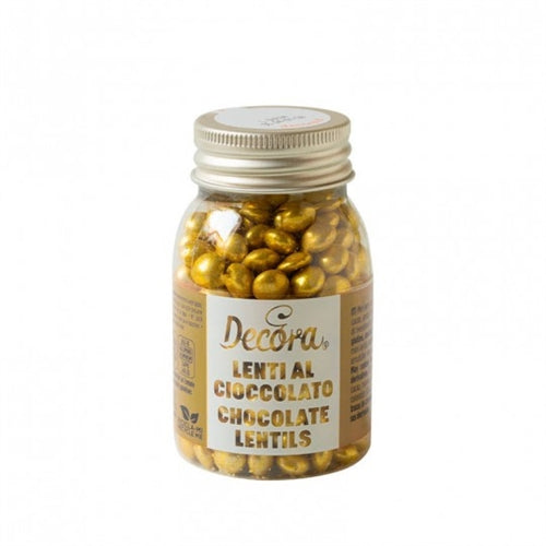 Mini lenti di cioccolato oro 80 gr