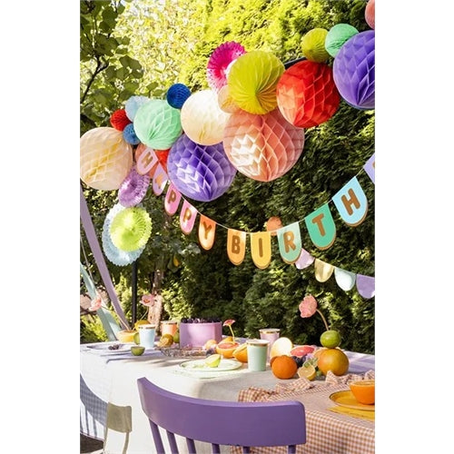 Banner buon compleanno, mix, 163x12 cm