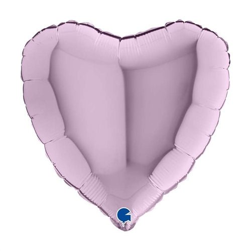 Palloncino in foil 18" cuore lilla