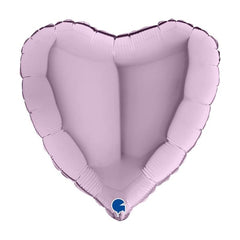 Palloncino in foil 18" cuore lilla