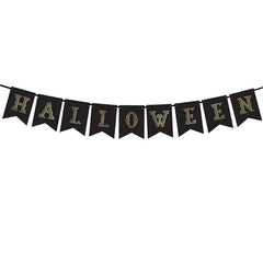 Banner halloween, nero, 20x175 cm