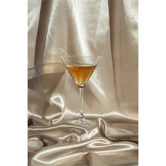 Raso liscio, oro freddo, 0,48 x 9 m
