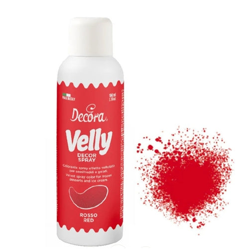Spray velly velours - rosso 100 ml