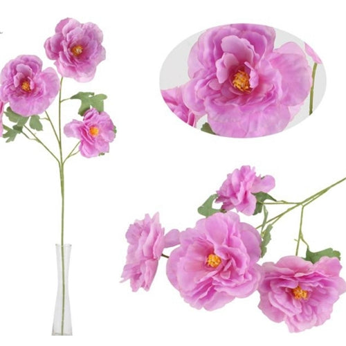 Ramo fiori artificiali rosa – eleganza romantica per decorazioni e allestimenti h. 75 cm