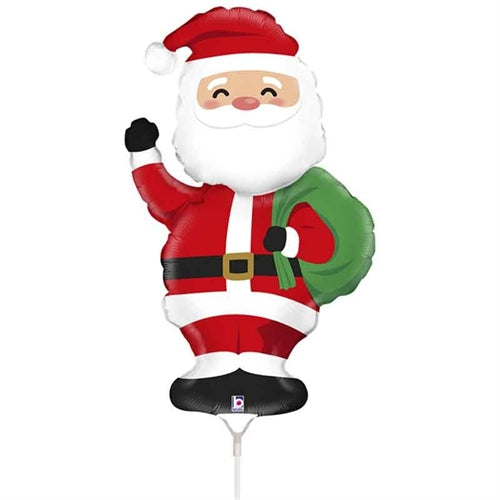 Palloncino 14" mini shape babbo natale "santa"