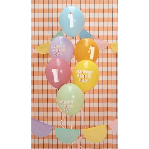 Palloncini 30 cm, 1, mix (1 confezione / 6 pezzi)