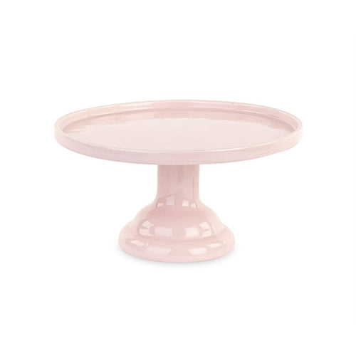 Alzatina rosa pastello in ceramica ø 255 x h 130 mm