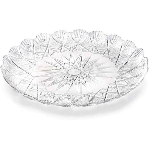 Vassoio stella trasparente diam. 30 cm