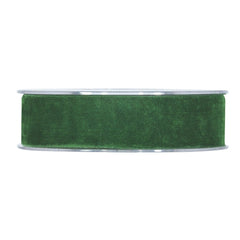 Nastro decorativo in velluto verde – 25 mm x 7 m