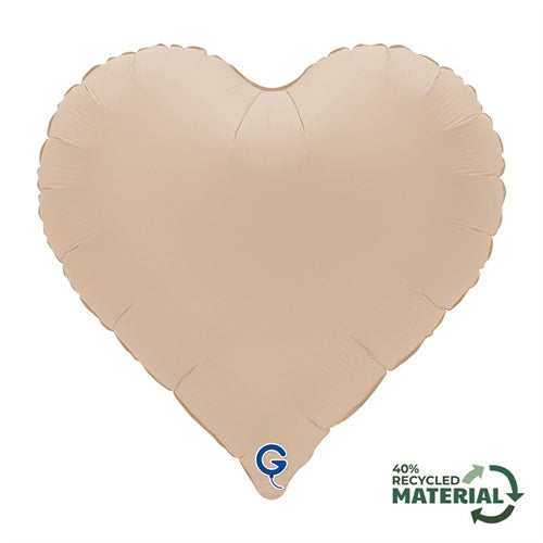 Palloncino in foil 18" sweetie cuore cappuccino "soft matte cappuccino"