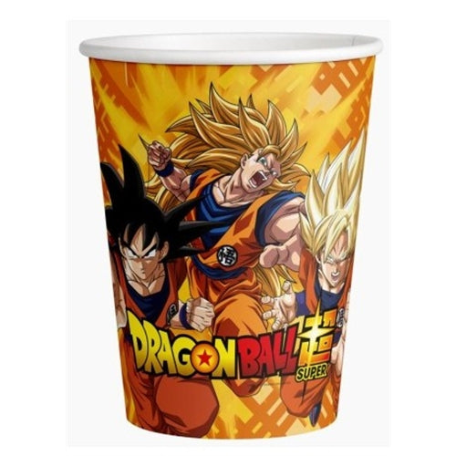 Bicchieri dragon ball 20 cl in carta