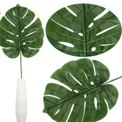 Foglia di tartaruga verde h. 70 cm