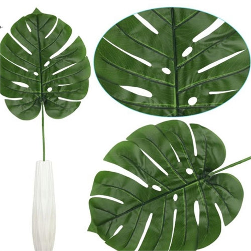 Foglia di tartaruga verde h. 70 cm