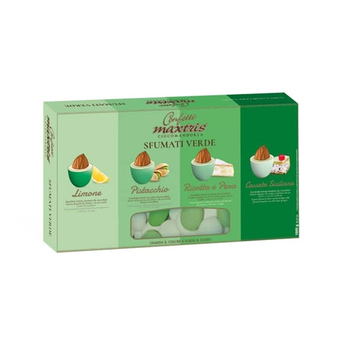 Confetti maxtris sfumati verdi 1000 gr