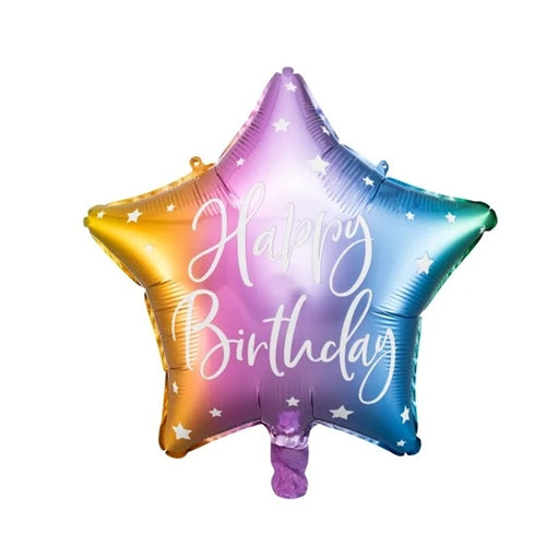 Palloncino in lamina "buon compleanno", 40 cm