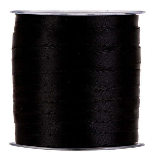 Nastro raso 10 mm x 100 mt nero 19