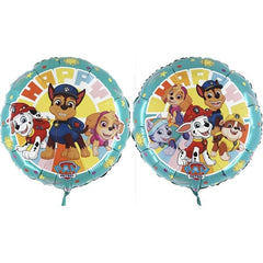 Mylar tondo 18" paw patrol