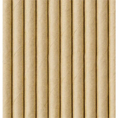 Cannucce kraft 19.5 cm 10 pz