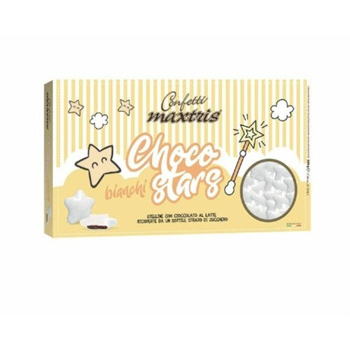 Confetti maxtris stelline bianchi 500 gr