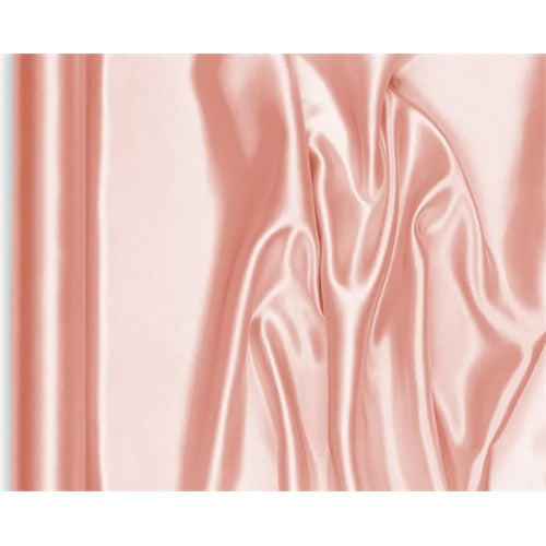 Raso liscio, color pesca, 0,48 x 9 m