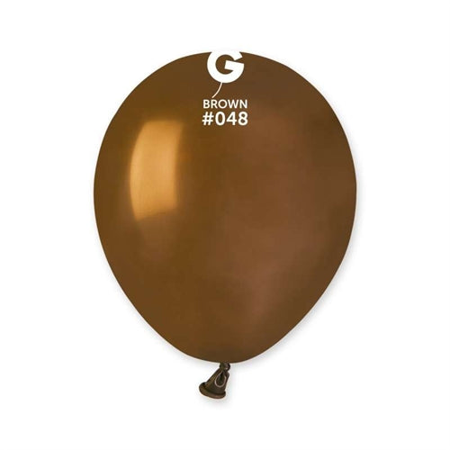 Palloncino in lattince a50 5" marrone 048 100 pz
