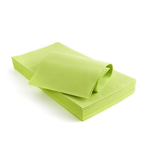 Tovaglie piegate 100x100 cm tnt verde kiwi  25 pz