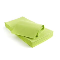 Tovaglie piegate 100x100 cm tnt verde kiwi  25 pz