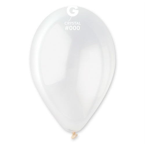 Palloncino gemar crystal g110 12" #000 50 pz