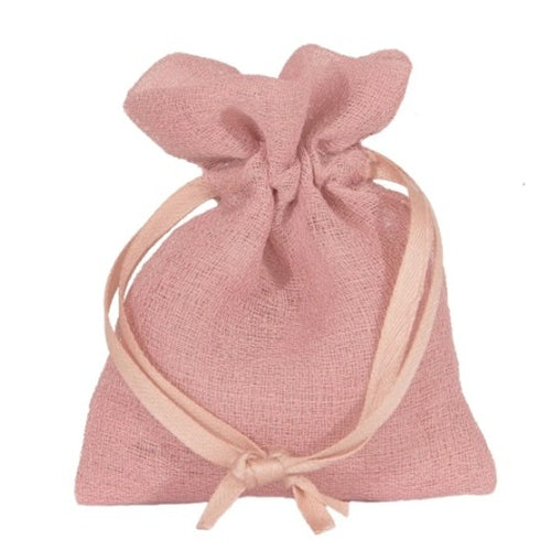 Sacchetto delicate 9 cm x h. 12 cm rosa antico