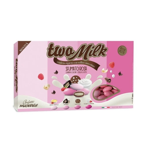 Confetti maxtris two milk sfumati rosa 1 kg