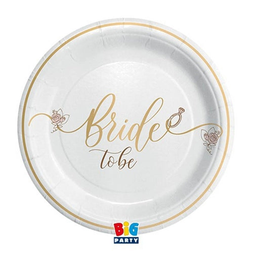 Piatti bride to be 18 cm 8 pz