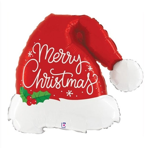 Mylar cappello di babbo natale 41" supershape