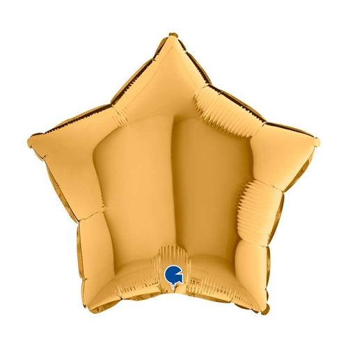 Palloncino foil stella oro 18" 1 pz