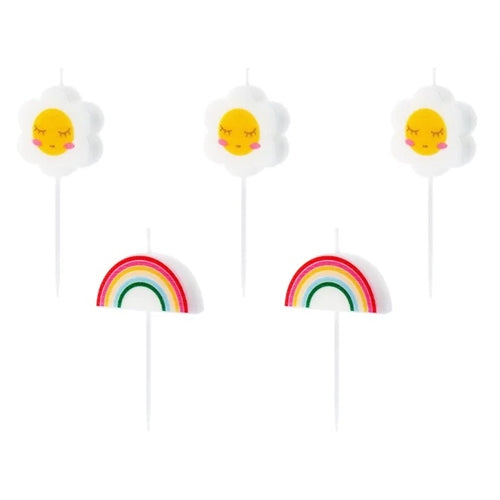 Candele di compleanno daisy, 2-3,5cm