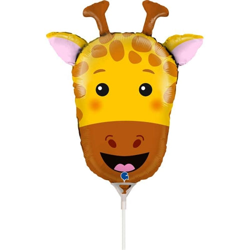 Palloncino 14" mini shape giraffa "head giraffe"