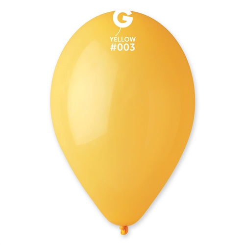 Palloncini g120- 13" giallo mango 003 100 pz gemar