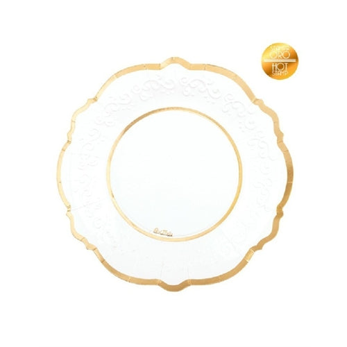 Piatti liberty oro 27 cm cf. 8 pz