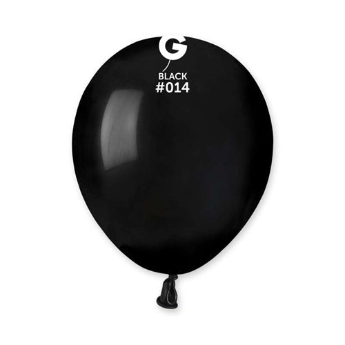 Palloncino 5" a50 nero #014 gemar 100pz