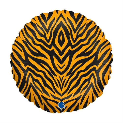 Palloncino in foil 18" tigre "tiger striped"