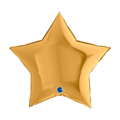 Mylar stella supershape oro 36" - 91 cm