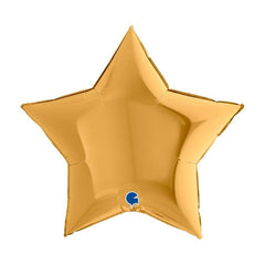 Mylar stella supershape oro 36" - 91 cm