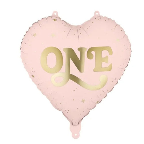 Palloncino in foil cuore ''uno'', 45 cm