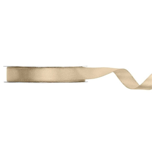 Nastro di raso, oro freddo, 12 mm/25 m
