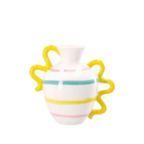Vaso in porcellana kai d. 18 x h. 17 cm