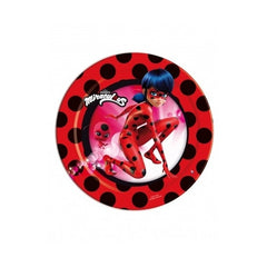 Piatto miracolous ladybug 20 cm 8 pz