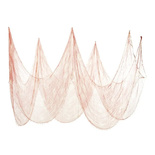 Materiale decorativo con macchie di sangue, bianco, 0,72x9,8m