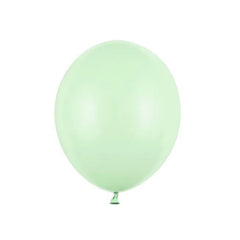 Blister palloncini verde menta 10 pz